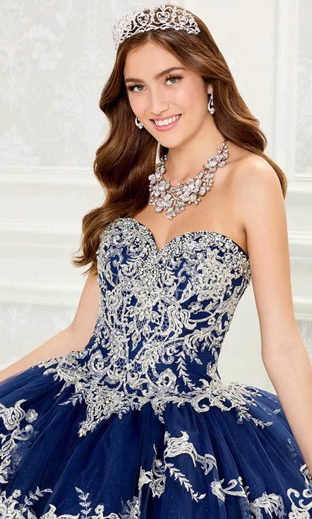 Princesa by Ariana Vara, Princesa by Ariana Vara PR30086 - Embroidered Sweetheart Ballgown