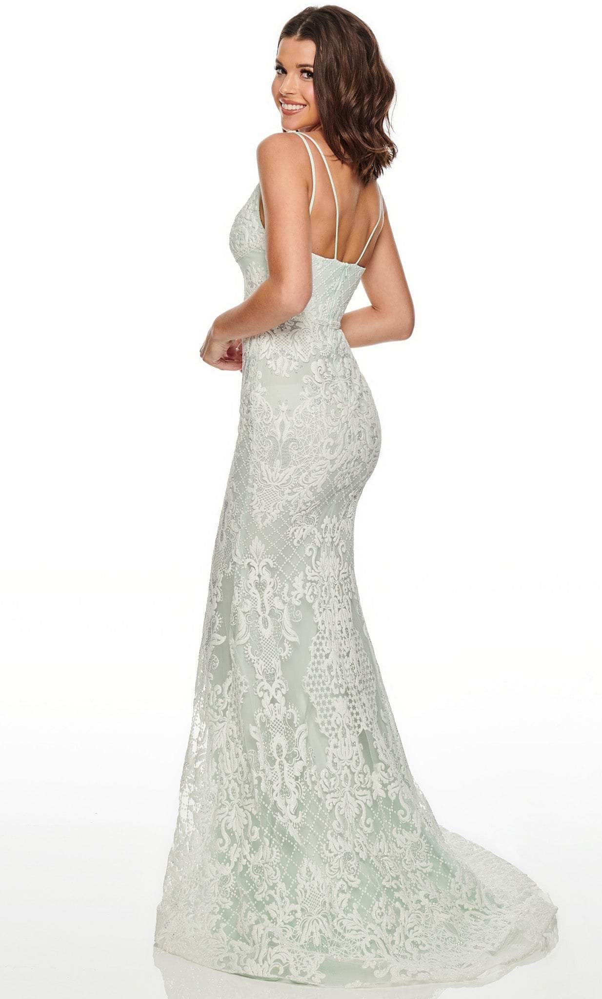 Rachel Allan, Rachel Allan 70277 - Lace Style Mermaid Prom Dress