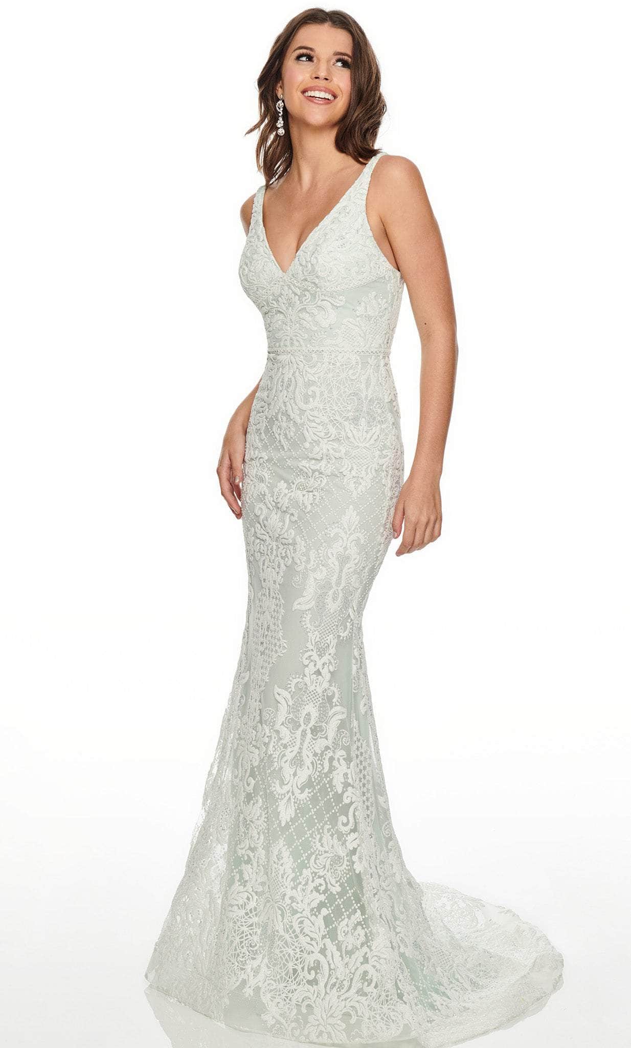 Rachel Allan, Rachel Allan 70277 - Lace Style Mermaid Prom Dress