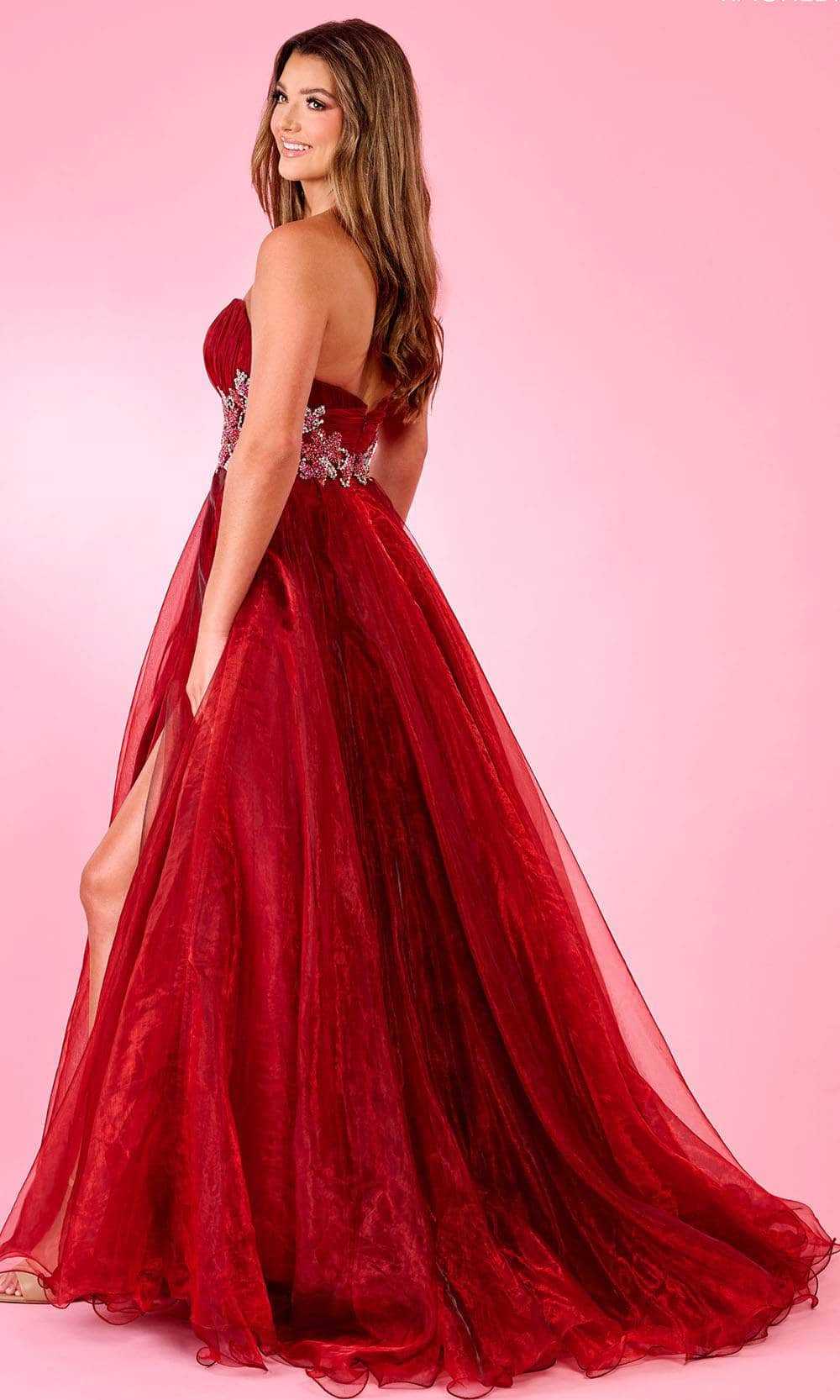 Rachel Allan, Rachel Allan 70605 - Deep Sweetheart A-Line Prom Gown