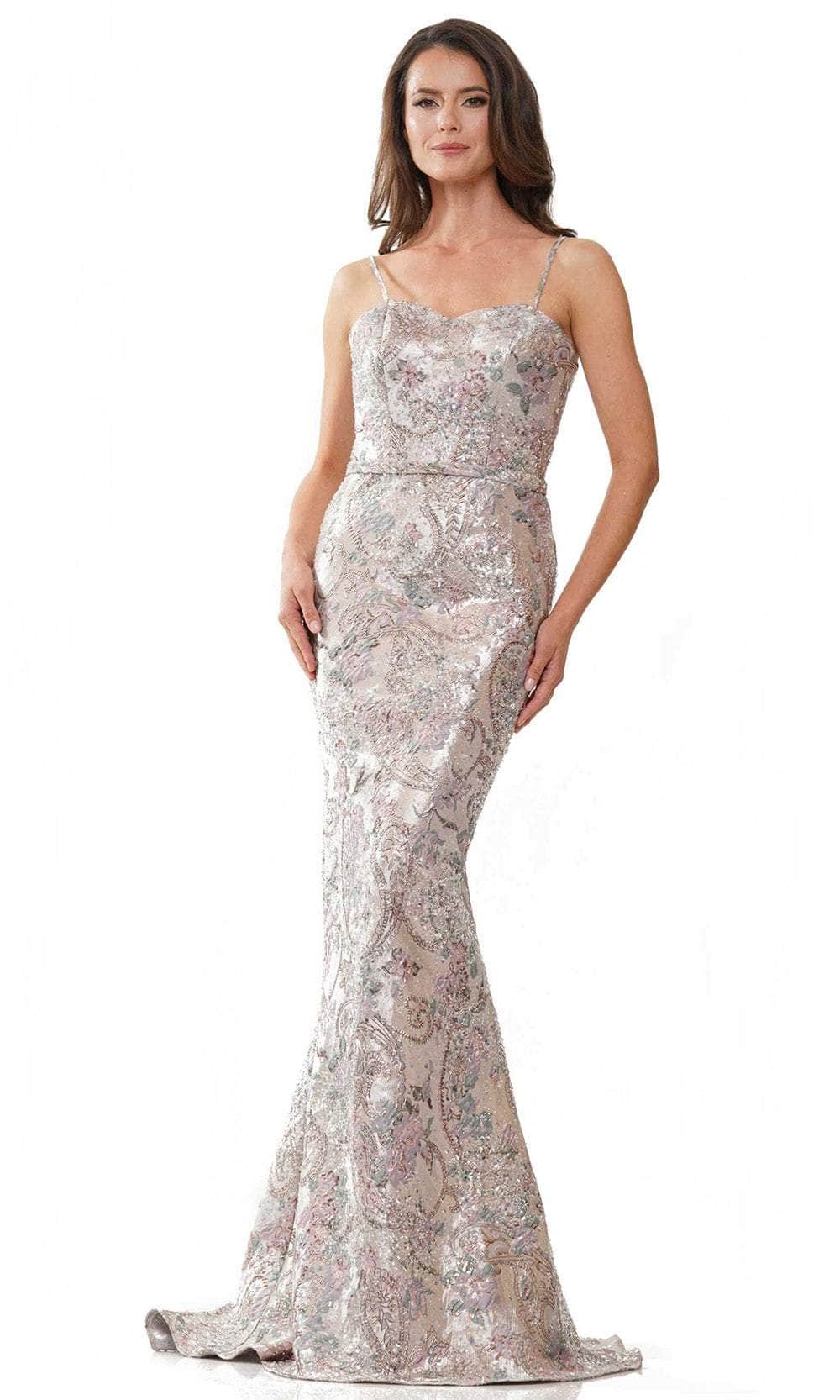 Rina Di Montella, Rina Di Montella RD2916 - Sleeveless Embellished Mermaid Dress