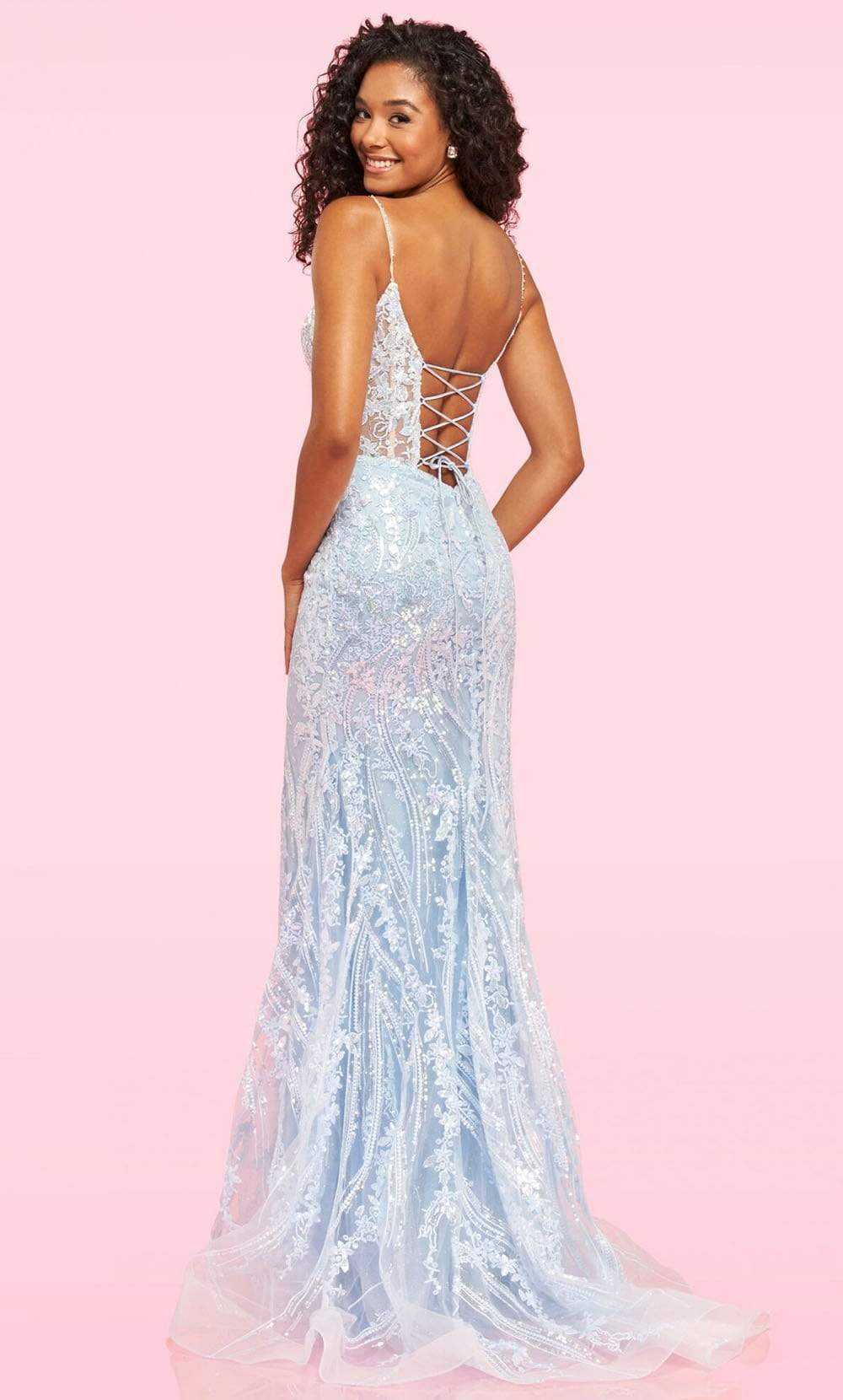 Sherri Hill, Sherri Hill - 54275 Strappy Sequin Mermaid Dress