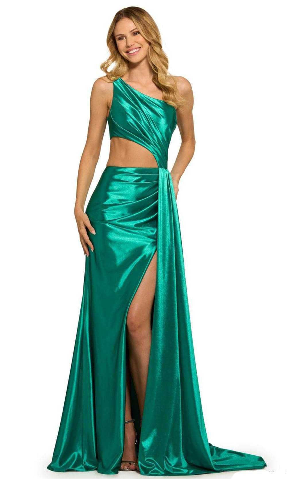 Sherri Hill, Sherri Hill 55537 - One Shoulder Evening Gown