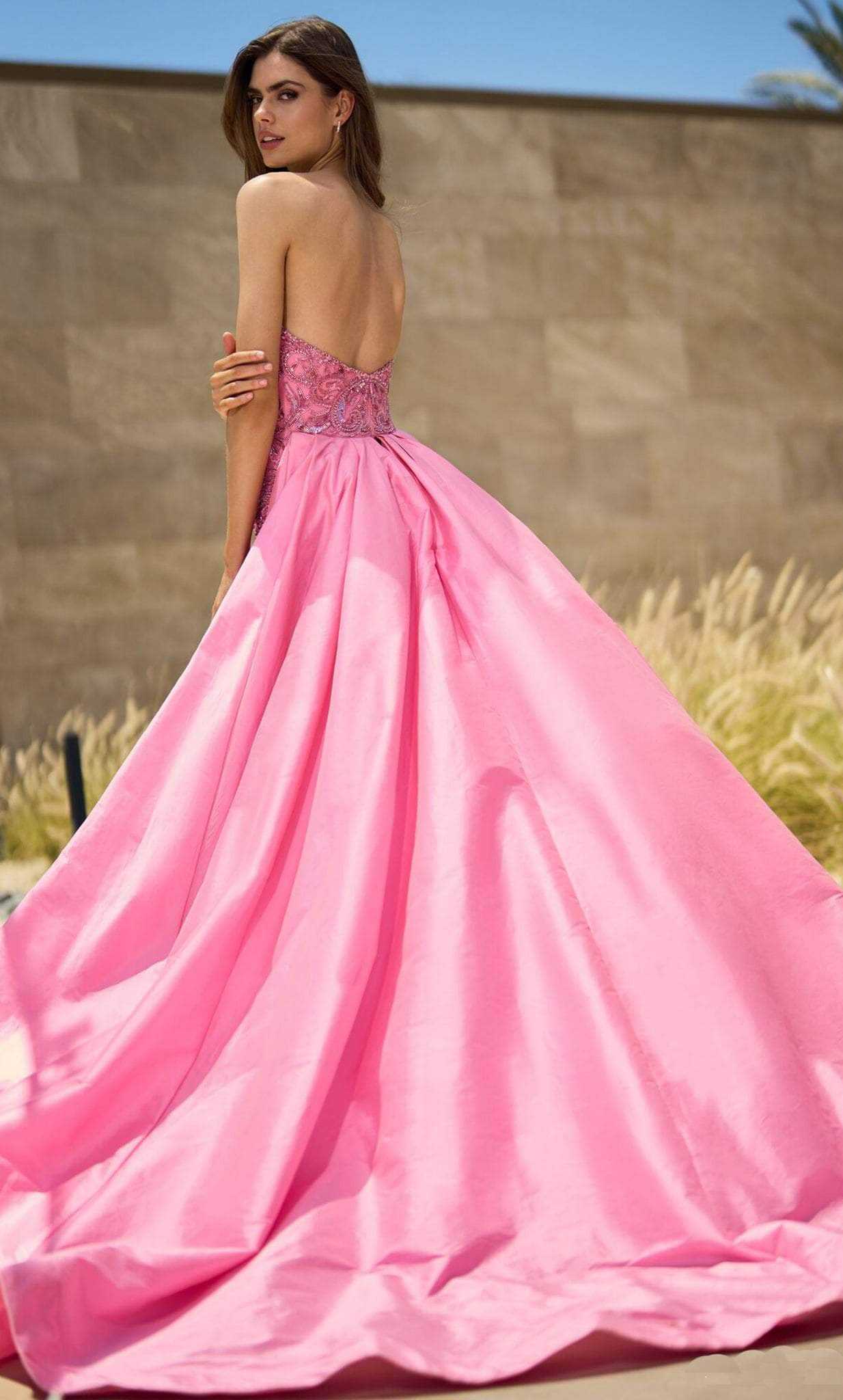 Sherri Hill, Sherri Hill 55638 - Beaded Overskirt Prom Gown