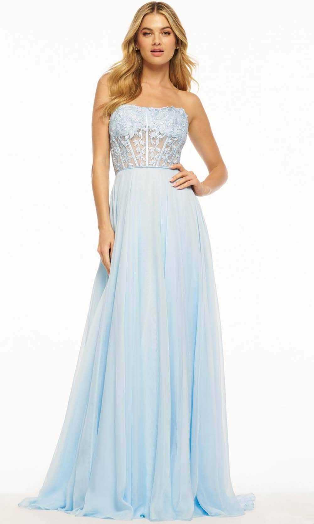 Sherri Hill, Sherri Hill 56088 - Leaf A-Line Prom Dress