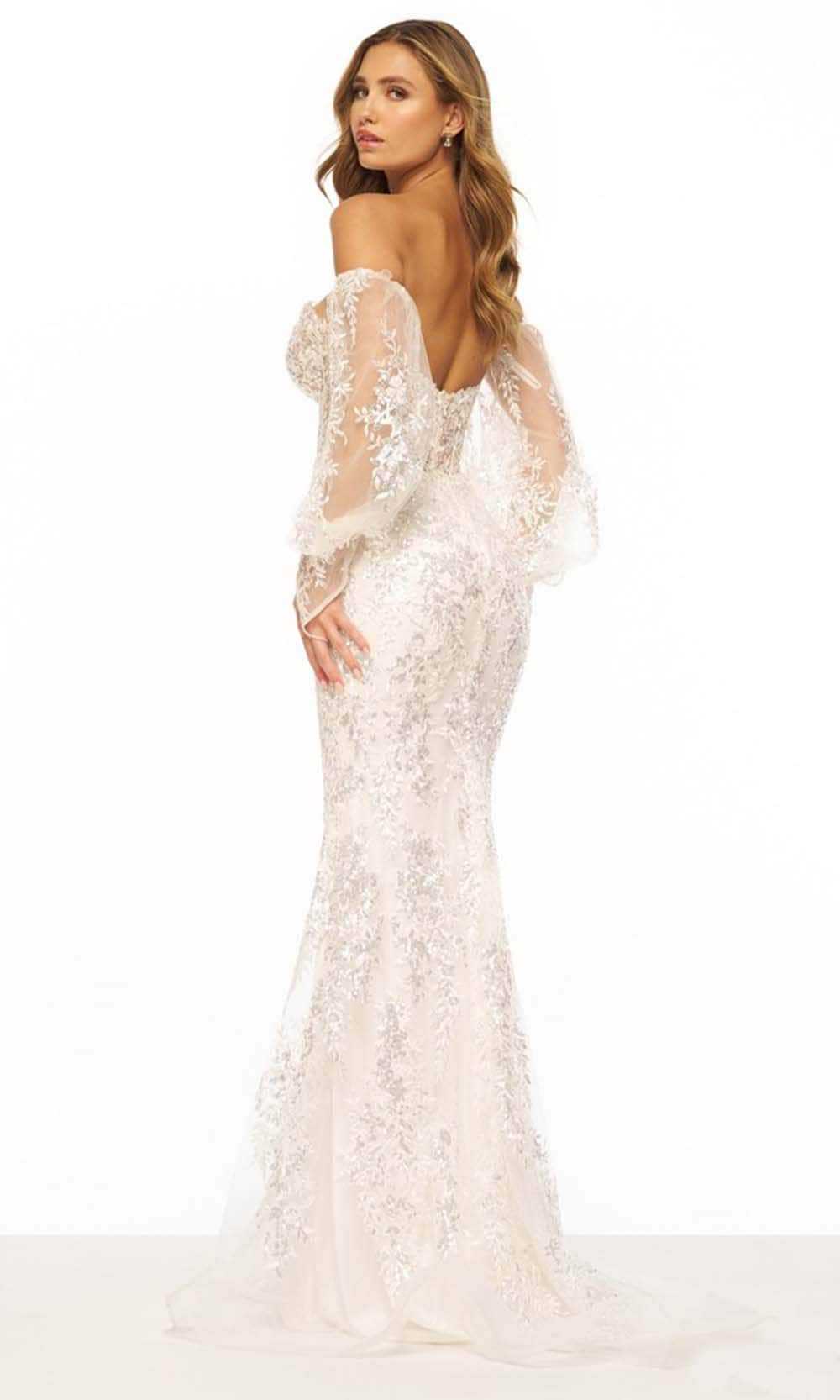 Sherri Hill, Sherri Hill 56177 - Sequin Lace Corset Evening Gown