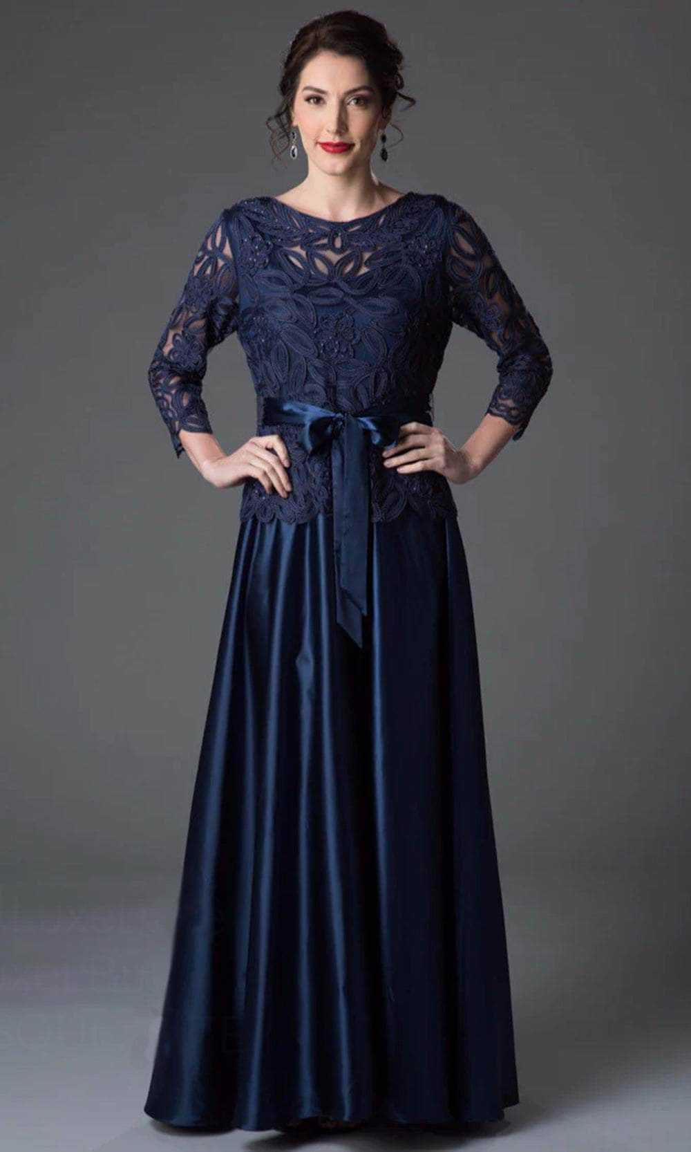 Soulmates, Soulmates 1601 - Beaded Embroidered Formal Evening Gown