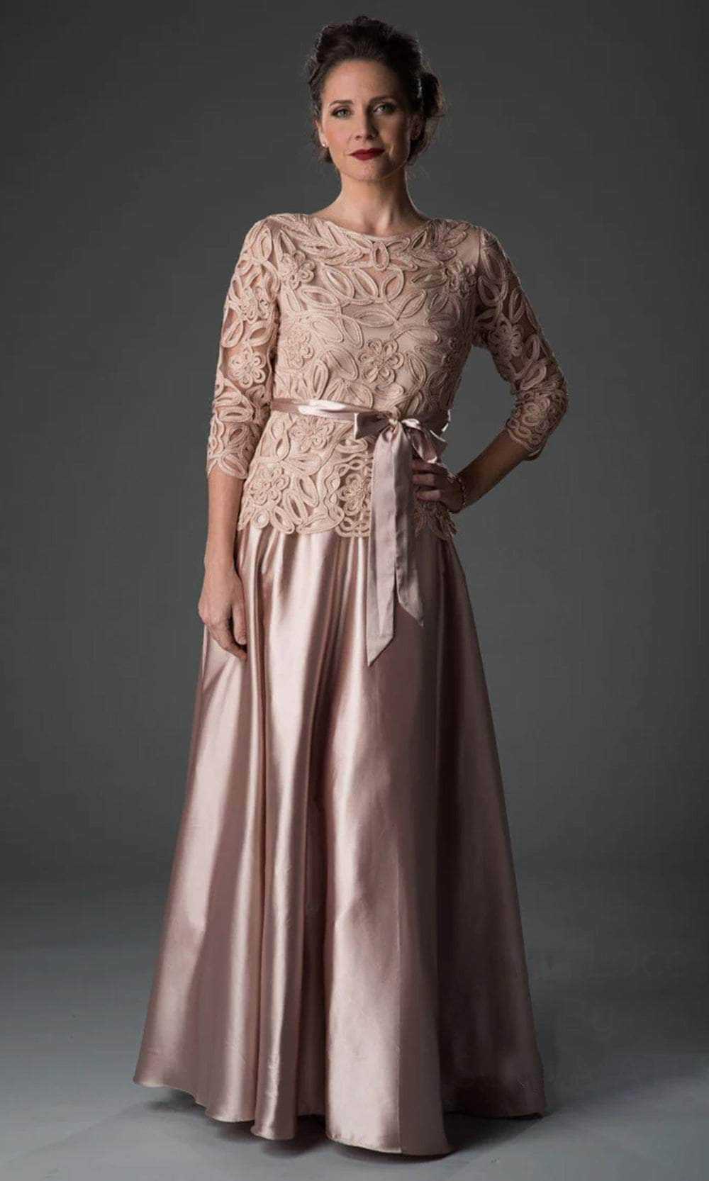 Soulmates, Soulmates 1601 - Beaded Embroidered Formal Evening Gown