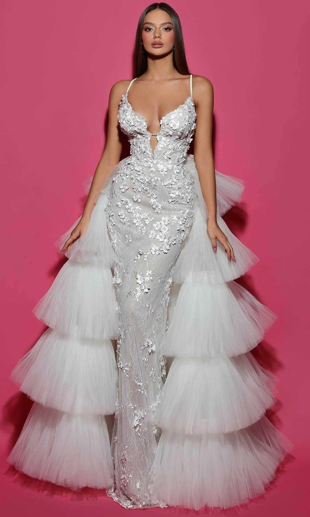 Tarik Ediz, Tarik Ediz 53125 - Sleeveless Embellished Prom Gown