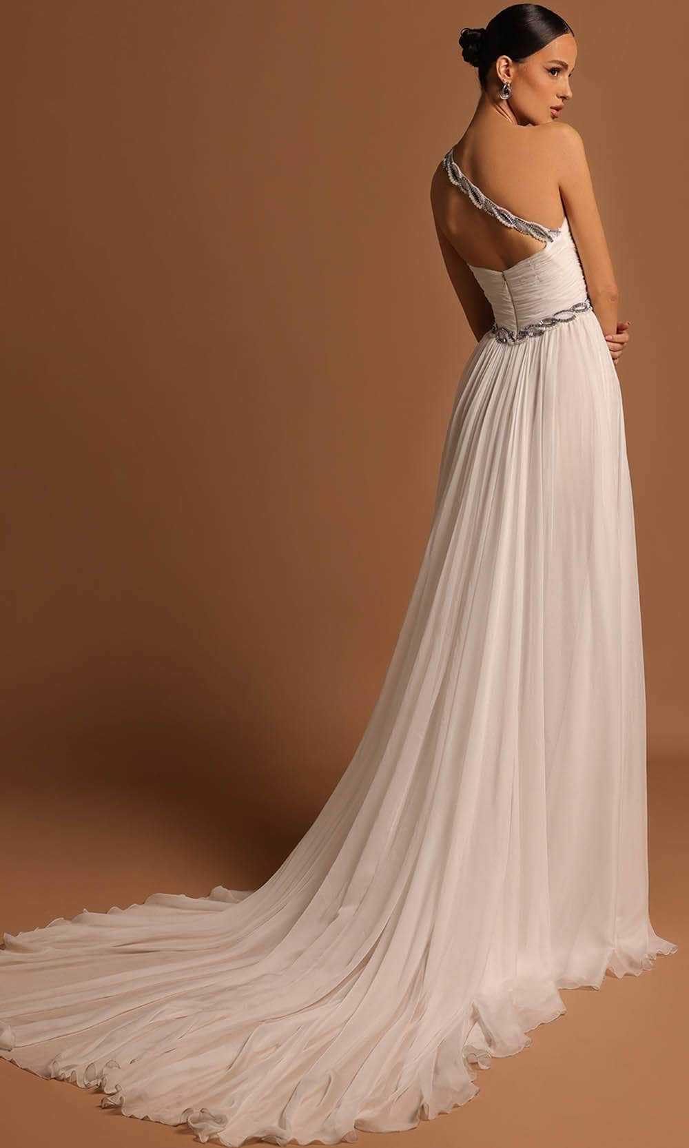 Tarik Ediz, Tarik Ediz 98408 - Chain Style A-line Prom Dress