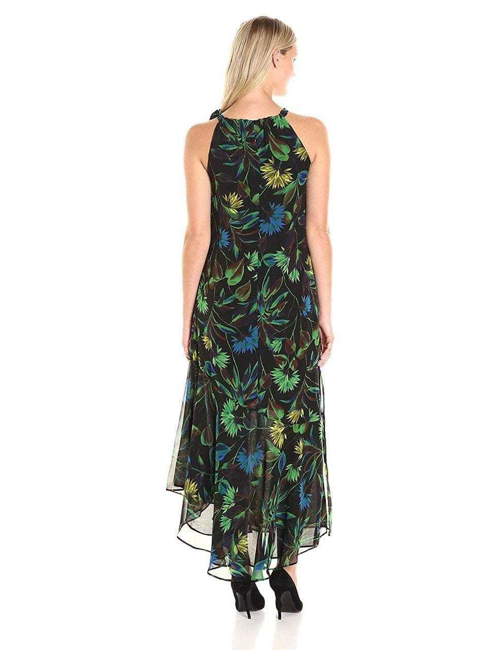 Taylor, Taylor - Floral Printed Sheath Dress 8749M