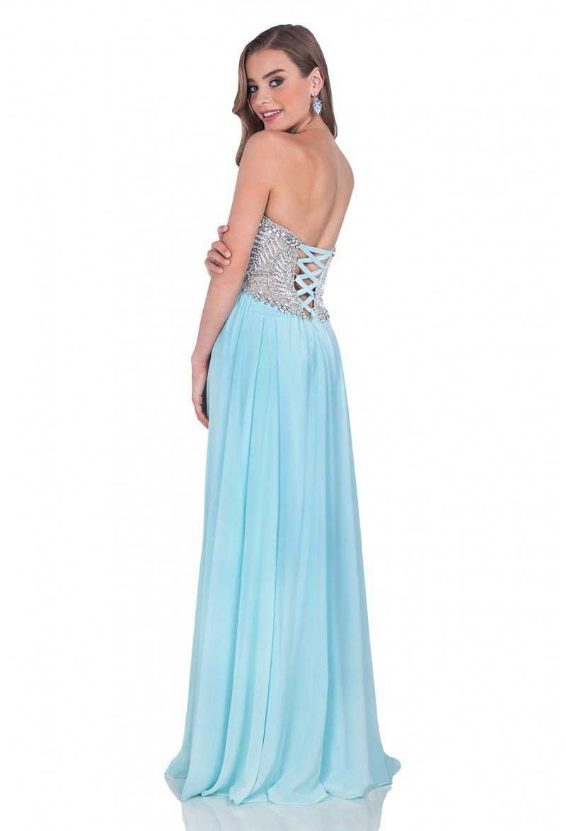 Terani Couture, Terani Couture - 1611P0207A Fully Jeweled Bodice Evening Dress