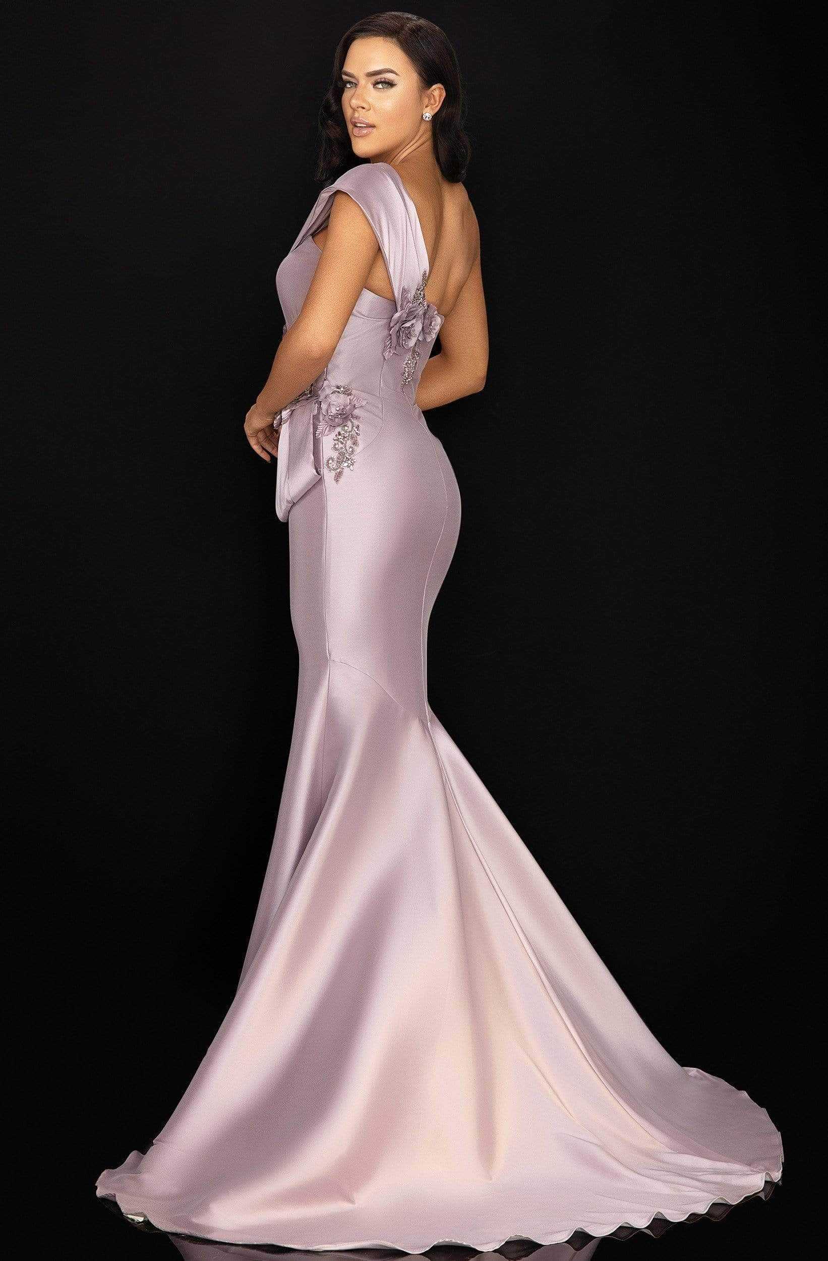 Terani Couture, Terani Couture - 2011M2160 One-shoulder Asymmetric Evening Gown