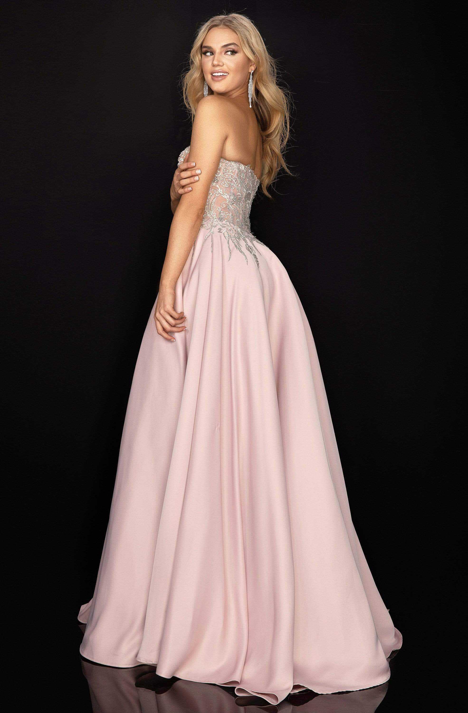 Terani Couture, Terani Couture - 2011P1197 Beaded Sweetheart A-Line Evening Gown