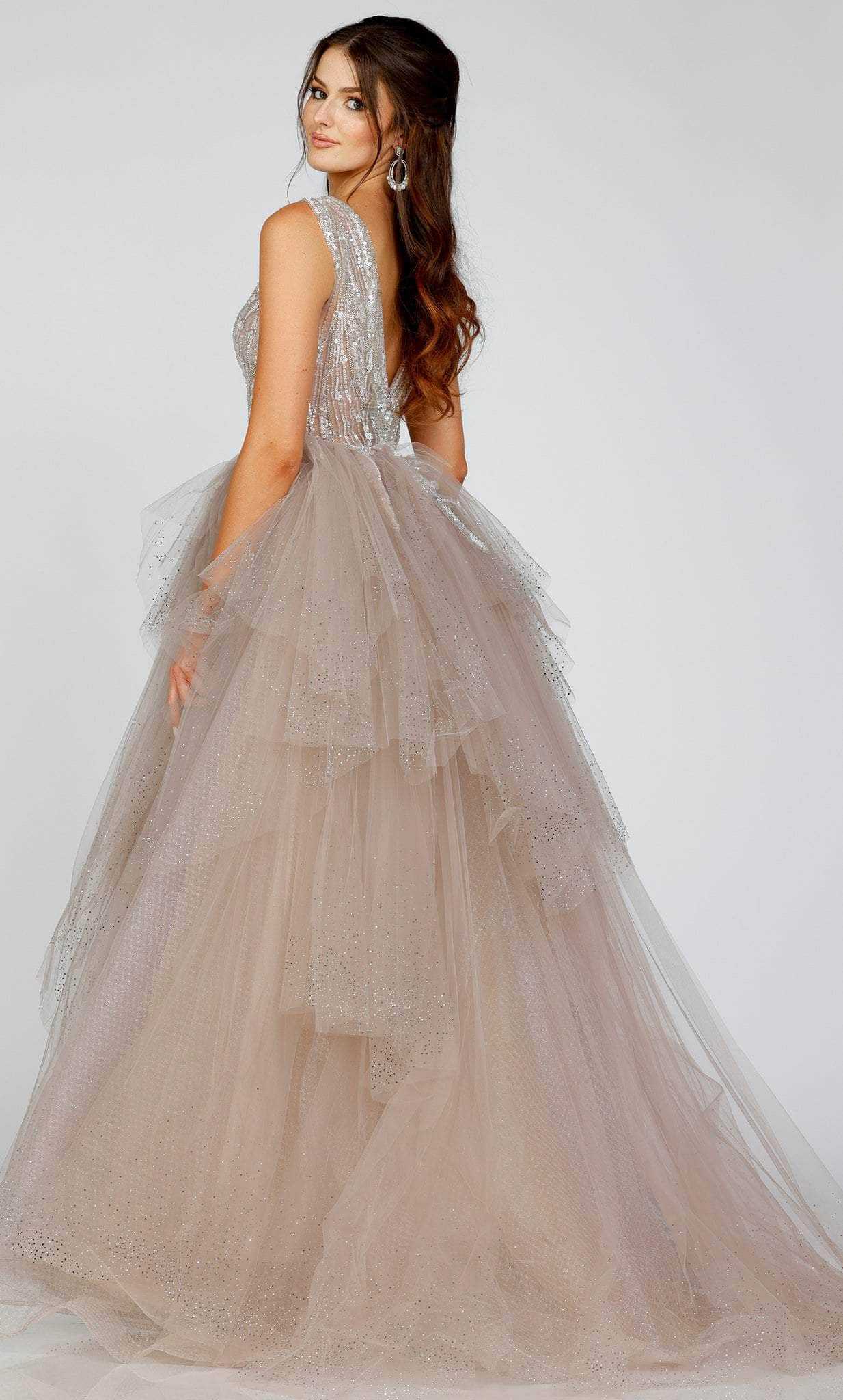 Terani Couture, Terani Couture 231E0610 - Sleeveless A-Line Prom Gown
